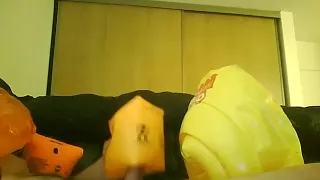 More fun inserting my hard cock into the tight mooth floater.