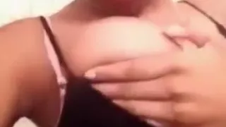 Teen shows off sexy perky tits