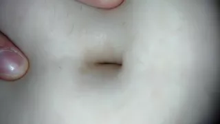 look my wife's belly button