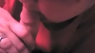 Thick girlfriend sucks my hard cock