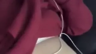 Girl Swallows Lots of Air