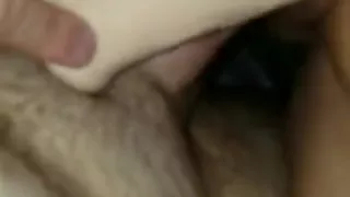 Girlfriend enjoying double pussy fucking