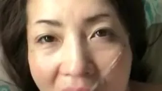 Kok again - sucking cum