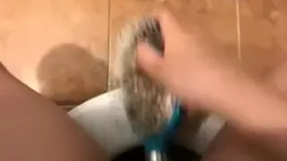 Young girl masturbating in bathroom 3am