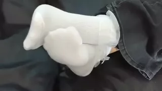 Miss Chamira Teases in Frilly Socks