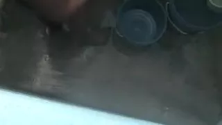 basanti bhabi bathing cloths removing