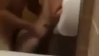 Fucking College Girl in Dorm Bathroom