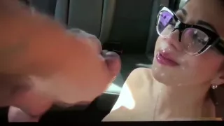 Jacking off on slutty faces compilation