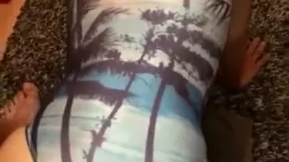 swimsuit doggystyle girlfriend  too tight