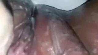 my Pinay girl rubs her pussy to tease me