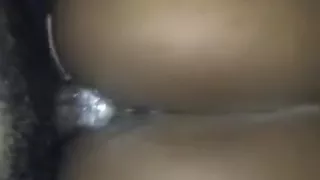 Phat booty teen cream on dick