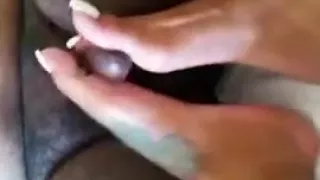 Sweetfeet_Jerz White Toes Footjob W/ Cumshot