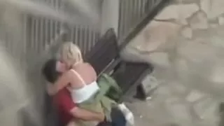 Nasty Blonde Hoe Blows Stiff Cock