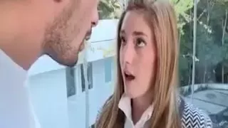 Sexy Brunette Babe Gets Horny Making Out