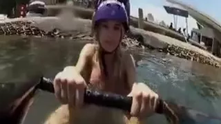 Amber Dani And Megan Going Waterskiing