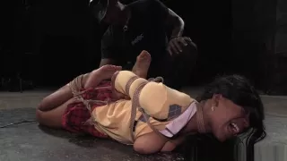 Ebony Bdsm Sub Tied And Toyed By Maledom