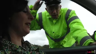 Facialized UK milf fucked by police officer