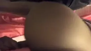 Babe fucks big didlo before bed