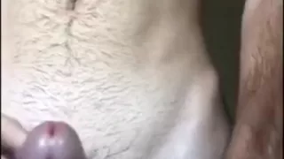 Cumshot on farting girls