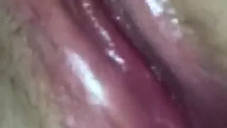 Playing with my wet pussy while boyfriend watches