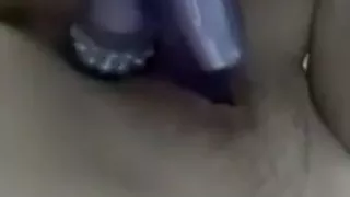 18 year old playing with a rabbit vibrator