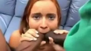 Tiny Redhead - Huge Cocks BBC CIMs MMF Threesome