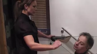 Slapped with her Shoe's