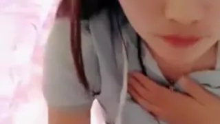 A girl strips for her boyfriend