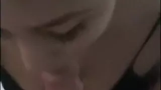 Teen loves swallowing cum