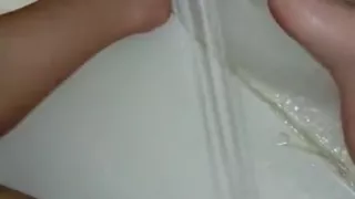 Unshaved Teen Girl Plays With Her Pussy In Shower