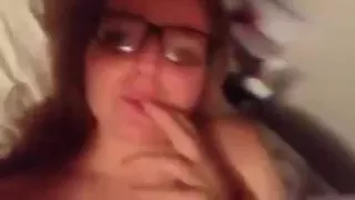 Chubby college girl with Glasses POV