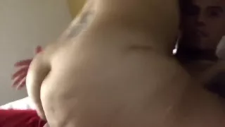 Bounce Riesiger Arsch auf Schwanz