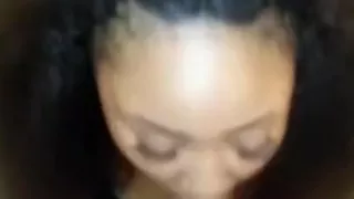 Snuck and gave daddy head