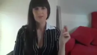 My mom Nadalyn Douglas smoking webcam again