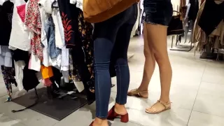 her sexy long legs perfect long feets toes ass