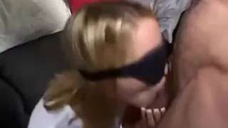 gangbang fun - guy tricks his girlfriend  into fucking all his buddies