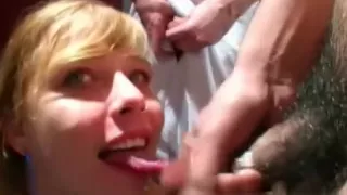 Dianas debut bukkake party