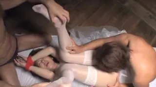 Exotic Japanese whore in Crazy Threesome, Fetish JAV scene