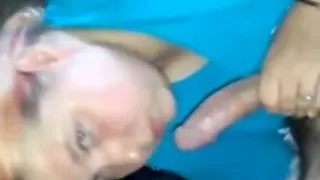 Nice blow job from the wife.