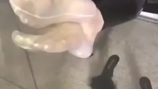 Sexy ff stocking and latex leginggs