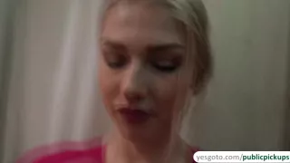 Busty slut Lucy Heart takes a strangers cock for cash