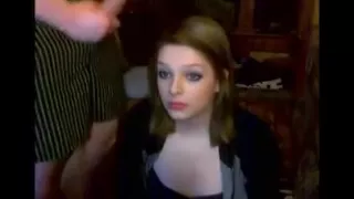 Cute college girl gives head