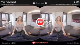 Harmony Reigns Miguel Zayas in The Rehearsal - VirtualRealPorn