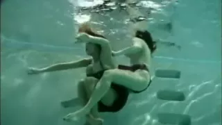 Pool drowning and fight