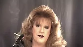 danielle with leather gloves