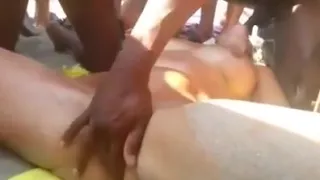 Nude Beach - IR Public Sucking Squirting