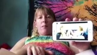 Me cumming to lesbian porn