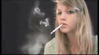 Beautiful blonde girl smoking her VS120s... Mika