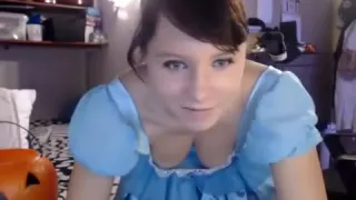 Melissa191 in princess halloween costume