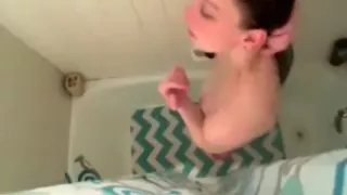 Langhaarige Dusche, Masturbieren, Titten, Lange Haare, Haare